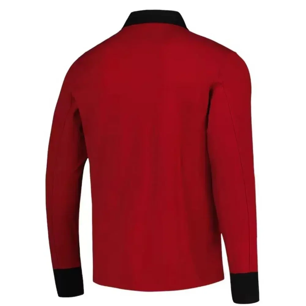 NWT Men's Medium/Large adidas MLS Atlanta United FC Long Sleeve Polo Shirt